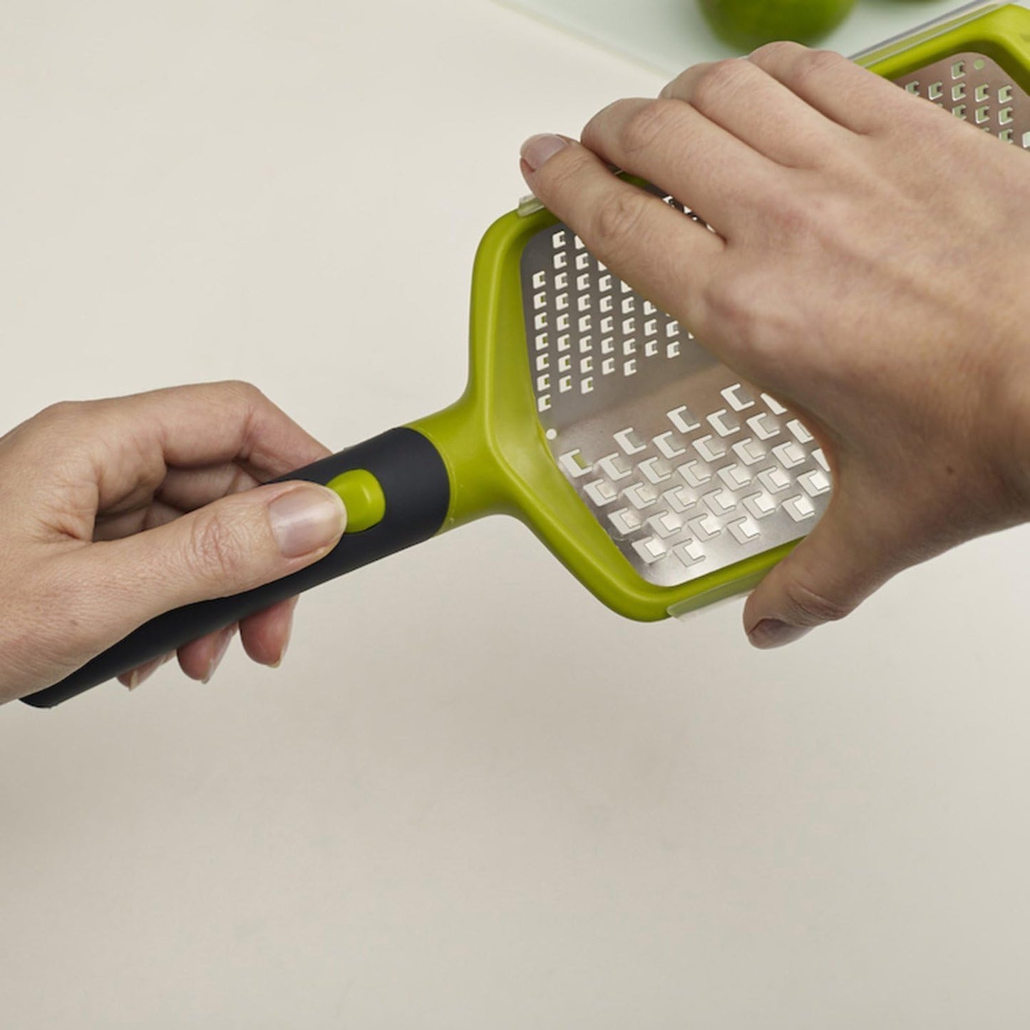 Joseph Joseph Fine Grater & Zester – Easy-Grip Handle with Sharp Stainless Steel Blades & Non-Slip Tip
