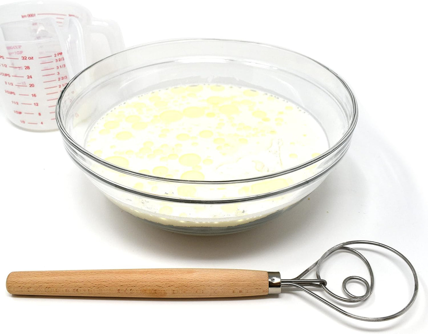 Norpro Scandinavian Dough Whisk 12" x 3.25" x .88"