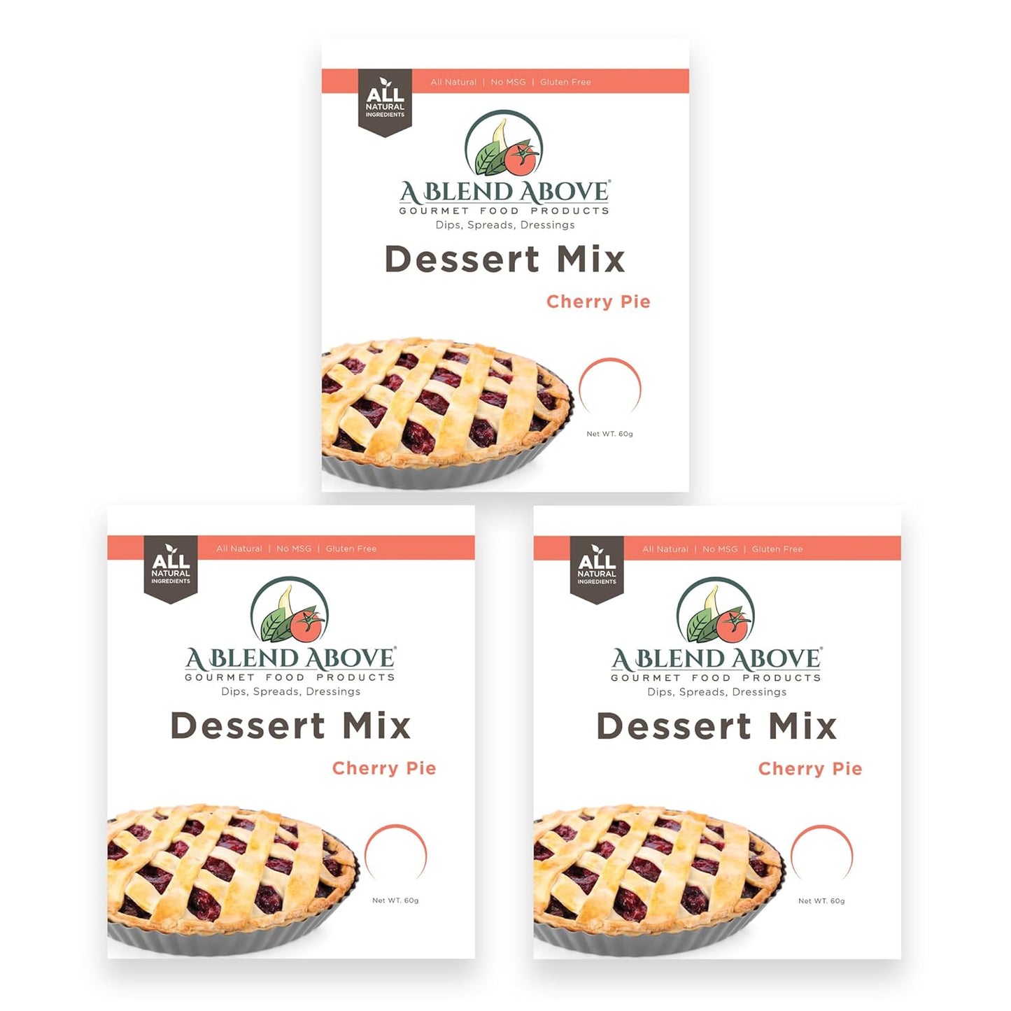 A Blend Above Banana Cream No-Bake Dessert Mix, 3 Pack, No-Bake Cheesecake, Fruit Dip, Dessert Mix, Bagel Topping, Frosting, Cheesecake Filling, Quick and Easy to Make, Makes 16 Ounces, Cream Cheese,