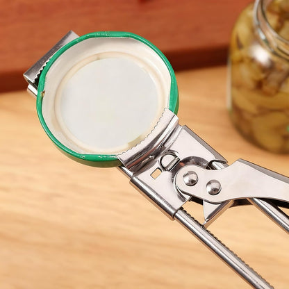 2 Pack Adjustable Stainless Steel Jar Opener, Easy Grip Manual Bottle & Tight Lid Opener for Elderly, Arthritis, Women and Children