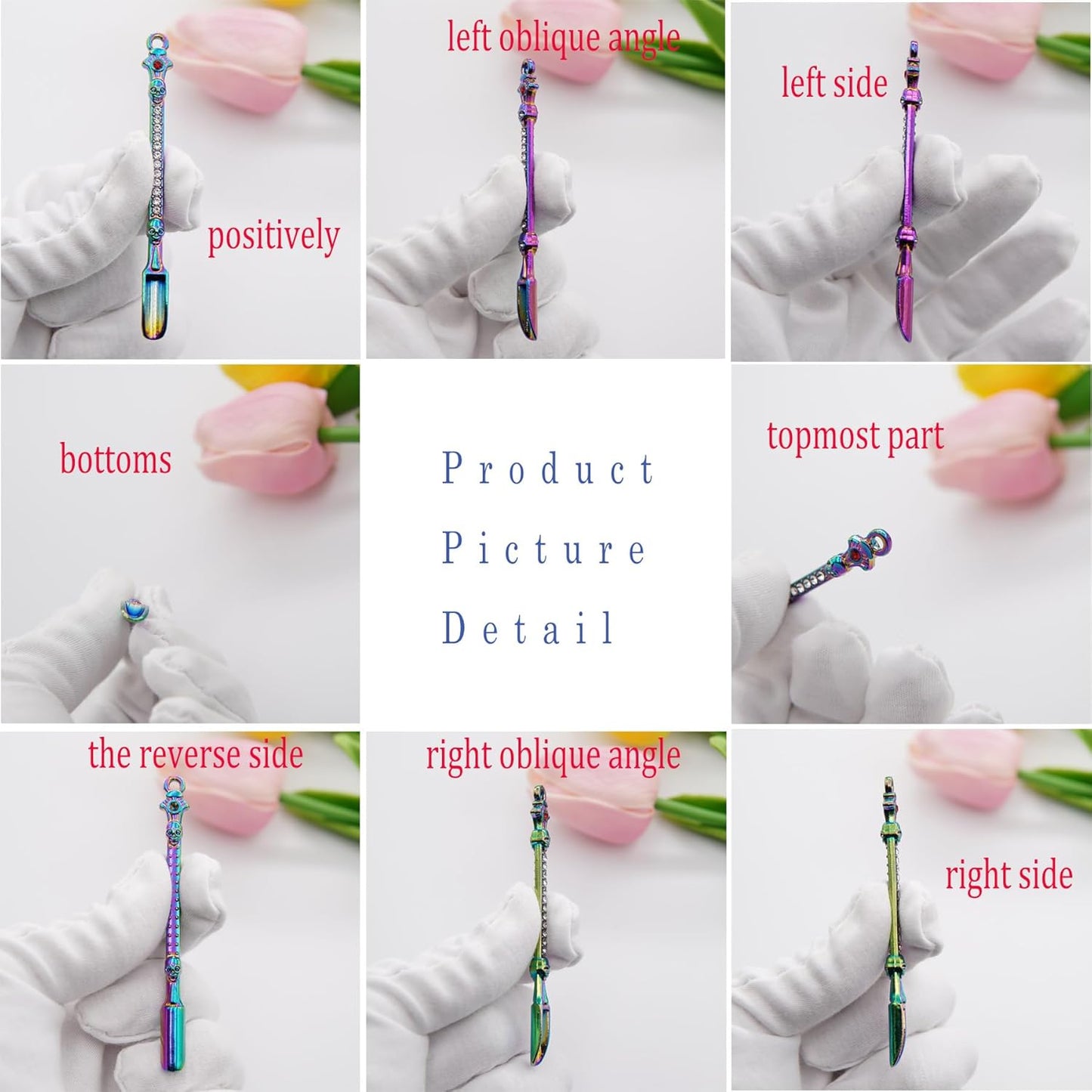 15Pcs Mini Shovel Spoons for Necklace Charms, Keychain Accessories, Measuring Tiny Spoon, Coffee, Sugar and Spices Spoon