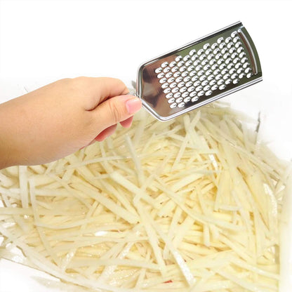 Honbay 1PCS Stainless Steel Cheese Grater Lemon Zester with Handle for Vegetables Lemon Cheese Chocolate