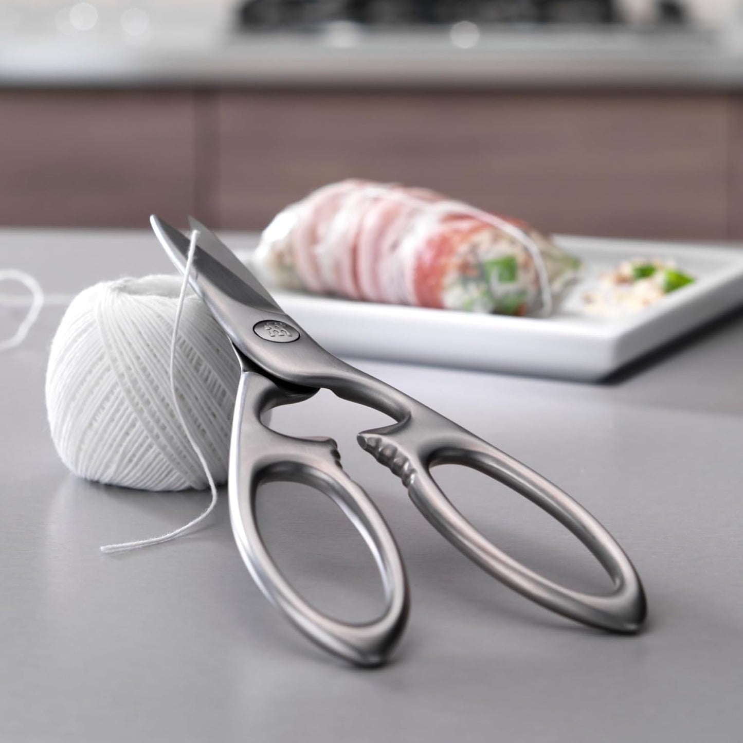ZWILLING Twin 7.9-inch Kitchen Shears, Heavy Duty Multi-Purpose Scissors with Forged Stainless Steel Blades, Built-In Bottle Opener & Soft Grip – Dishwasher Safe for Meat, Poultry, Herbs & BBQ
