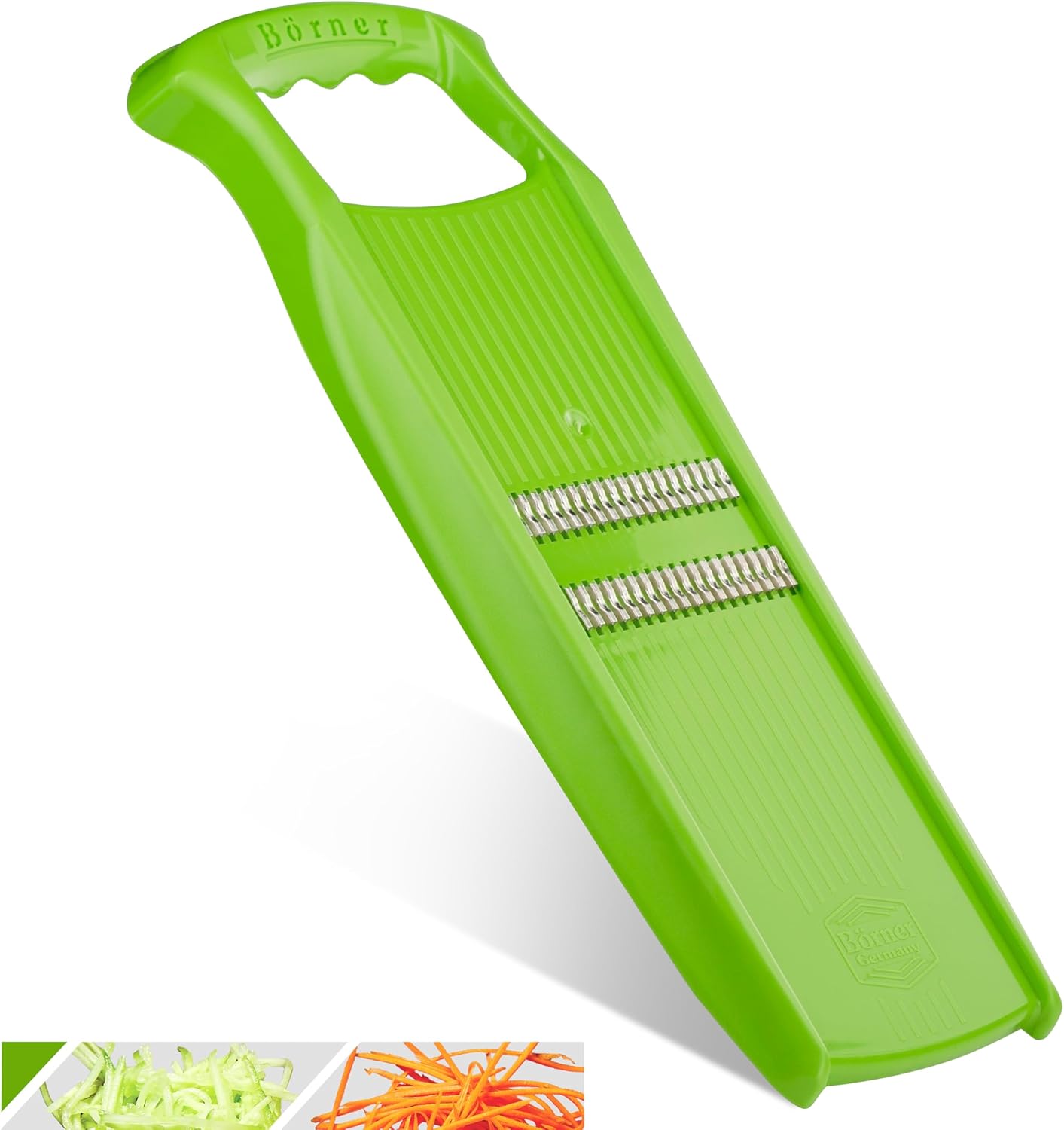 BORNER Roko PowerLine | Vegetable Grater Börner - Quality Made in Germany, Color:Orange