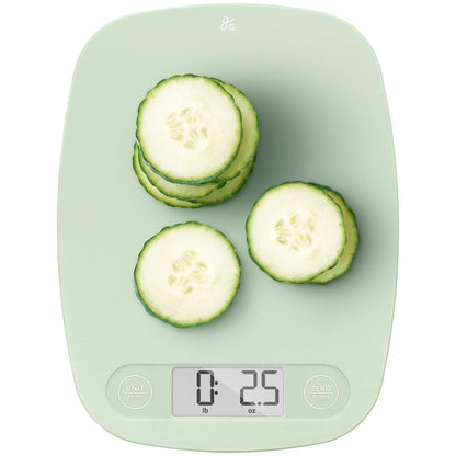 Greater Goods Food Scale – Digital Kitchen Scale, 1g Precision, Easy-Tare & Quick Conversion, Slim Compact Design, Durable & Portable | Ideal for Cooking, Baking & Meal Prep