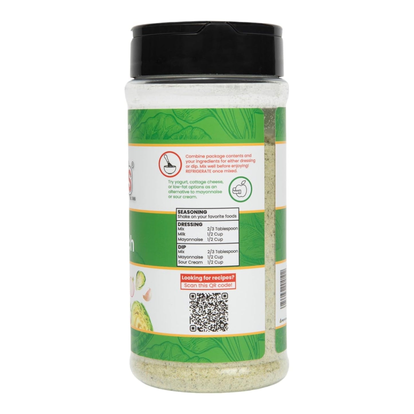 Uncle Dan’s, Original Classic Ranch | 5oz Shaker – 5oz Shaker Bottle