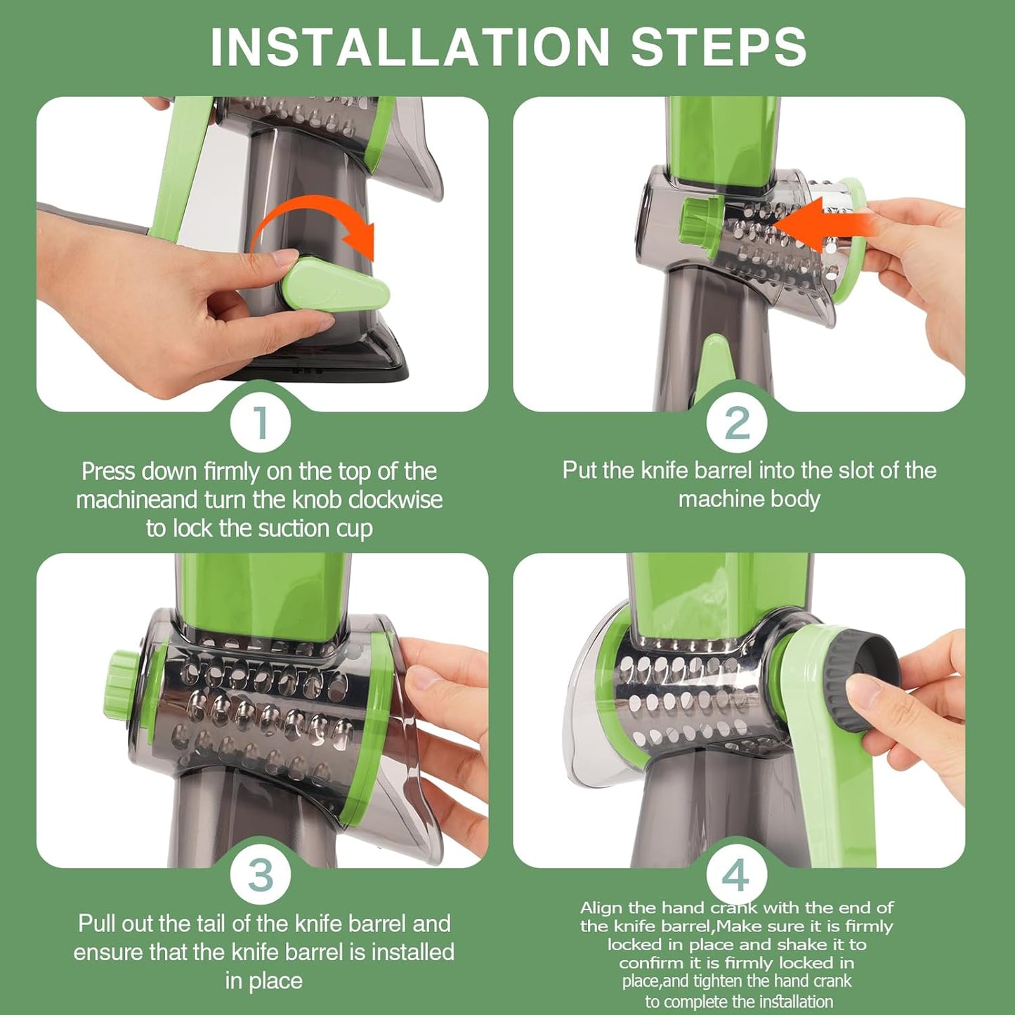 Rotary Cheese Grater with Handle-Versatile Cheese Grater Non-Slip Suction Base,Cheese Shredder & Food Slicer for Cheese,Carrots, Cucumbers,Nuts-Compact & Easy Clean Kitchen Kitchen Tool (blue)