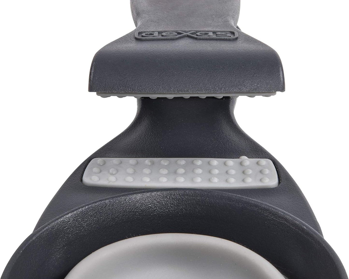Dexas Popware for Pets Collapsible Klip Scoop, 3 in 1 Design Convenient Measuring Cup, Food Scooper and Bag Clip, 1Cup Capacity Pet Food Scoop, Versatile Food Measuring Cups Portion Control Gray/Blue