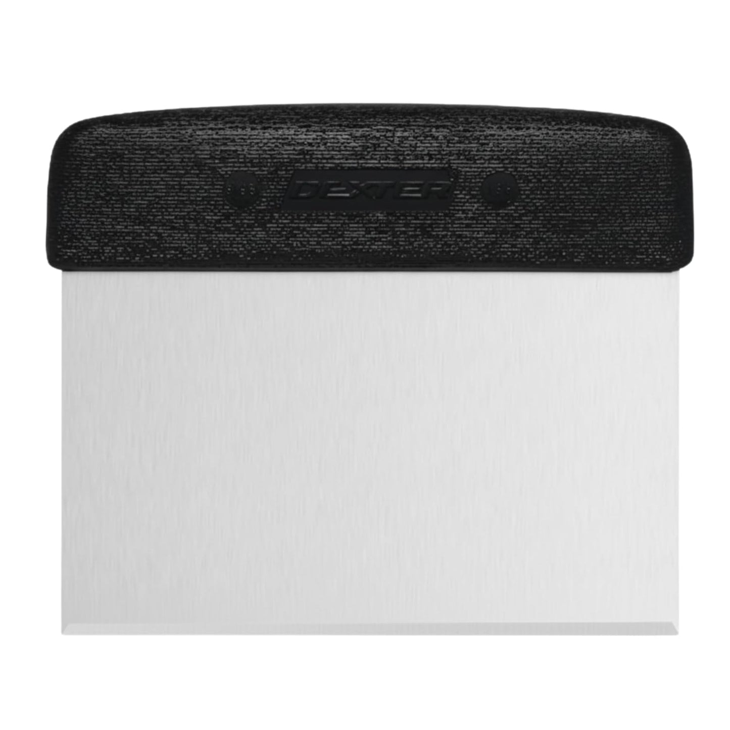 Dexter-Russell 6” x 3” Dough Cutter/Scraper – S196B, Stainless Steel Blade with Black Textured Handle, Sani-Safe Series, NSF Certified, Made in USA
