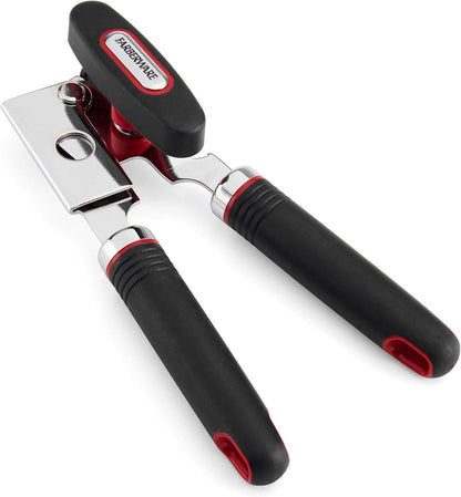 Farberware Soft Grips Can Bottle Opener, One Size, Red/Black