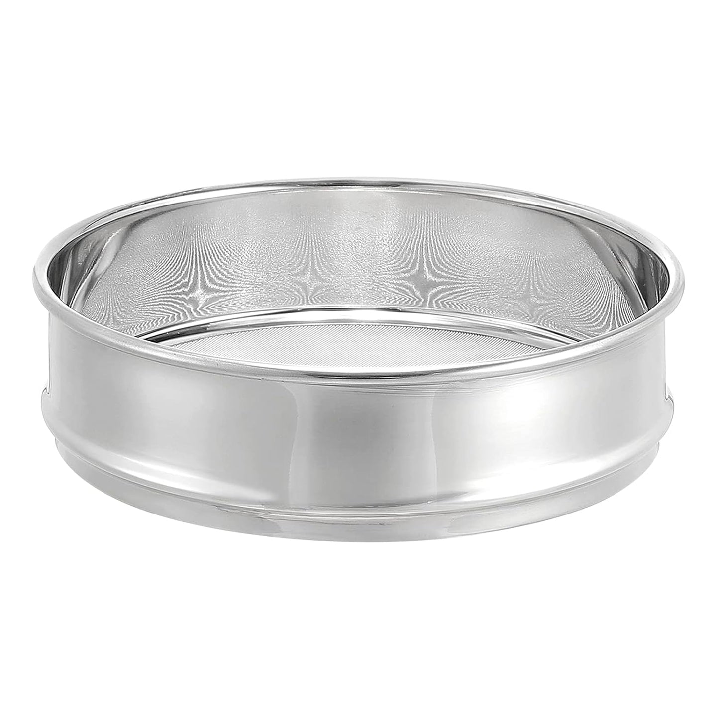 PATIKIL 35 Mesh Lab Sieve, 8" Diameter Test Sieve 304 Stainless Steel Wire Cloth (0.5mm) for Industrial Laboratory