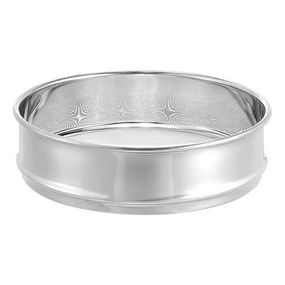 PATIKIL 35 Mesh Lab Sieve, 8" Diameter Test Sieve 304 Stainless Steel Wire Cloth (0.5mm) for Industrial Laboratory