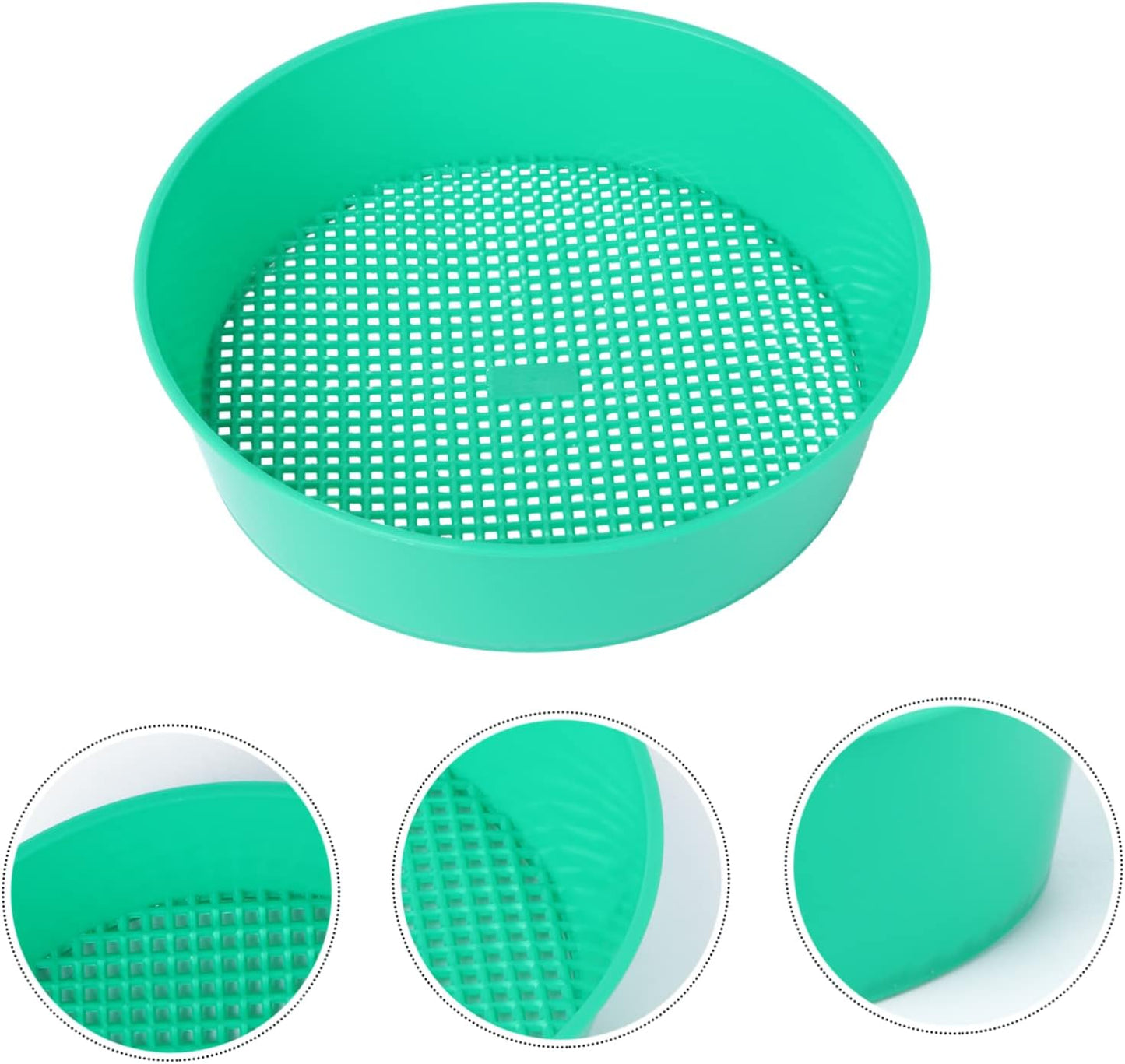 Bonsai Tools DIY Tools Mining Sand Sifter Mesh Filter Sifter Plastic Sand Grader Dispenser Gardening Supplies Stone Riddle Plastic Sieve Light