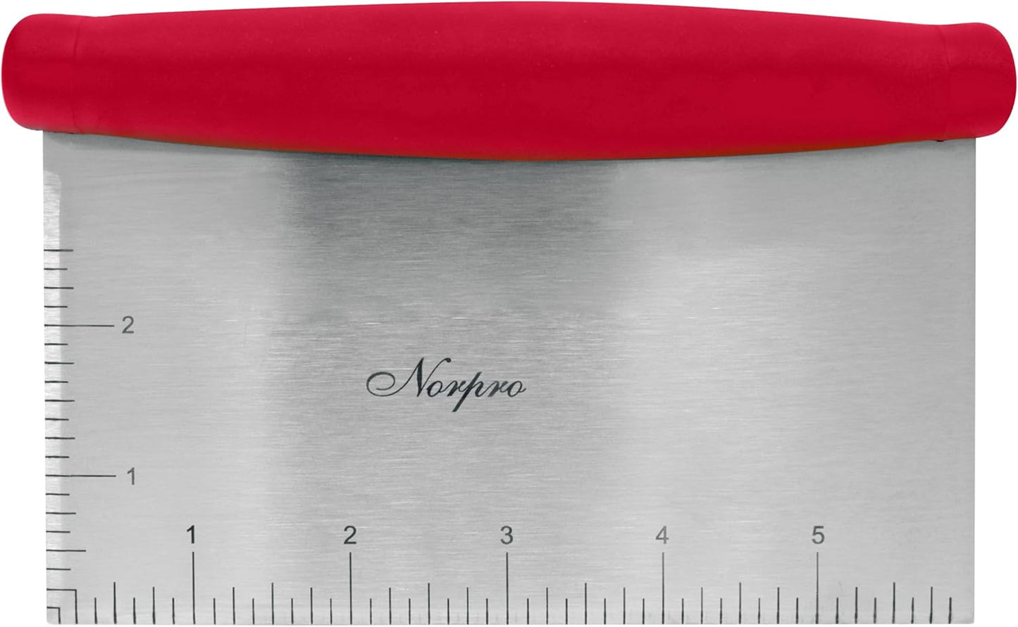 Norpro 583R Grip-EZ Bench Scraper/Chopper, Red