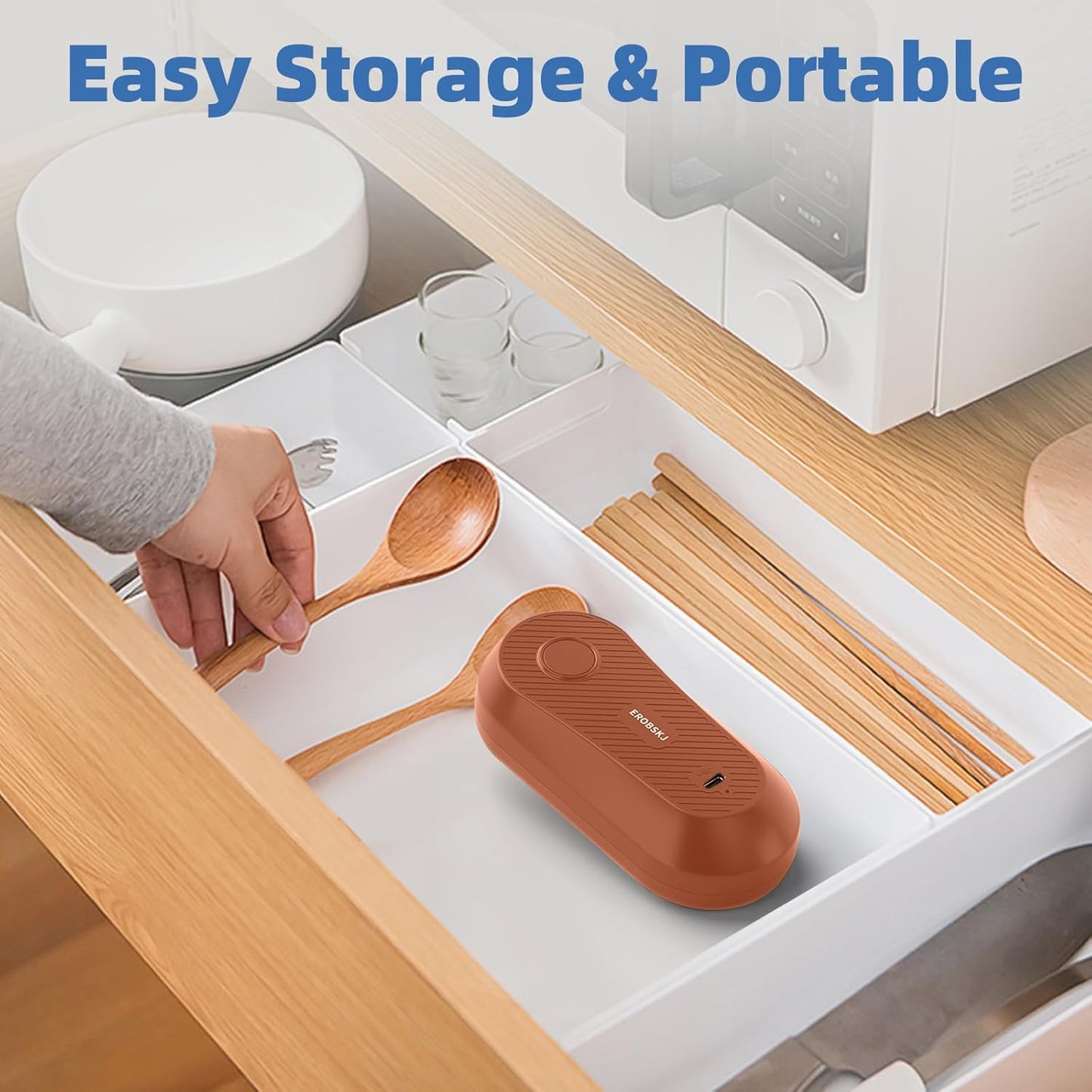 Electric Can Opener, Rechargeable Can Openers for Seniors & Arthritis, One-Touch Automatic Can Opener, Hands-Free, Smooth Edge, Compact, Kitchen Gadgets