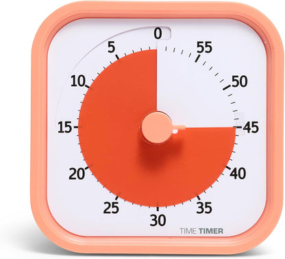 TIME TIMER Home MOD – 60-Minute Visual Timer, Home Edition, Silent Operation, for Homeschool Supplies, Study, Office & Meetings (Fern Green)