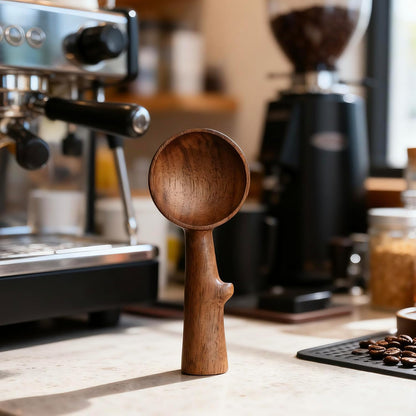Walnut Coffee Scoop,Wooden Coffee Bean Measuring Spoon,5g Capacity,Natural Wood Coffee Scoop for Tea,Sugar & Powder,Rustic Kitchen Gift for Coffee Lovers