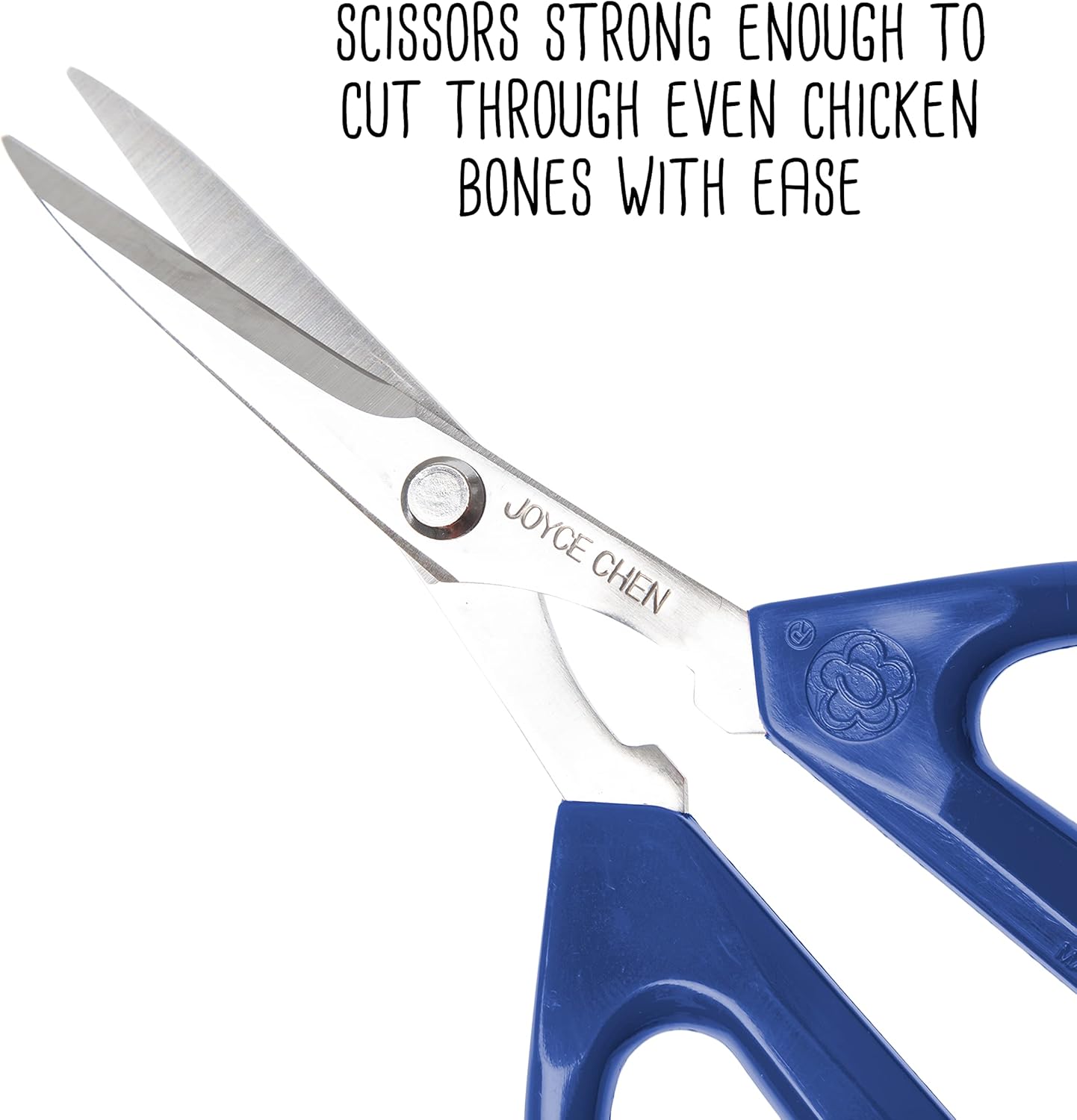 Joyce Chen Original Unlimited Kitchen Scissors All Purpose Kitchen Shears With Comfortable Handles, Red