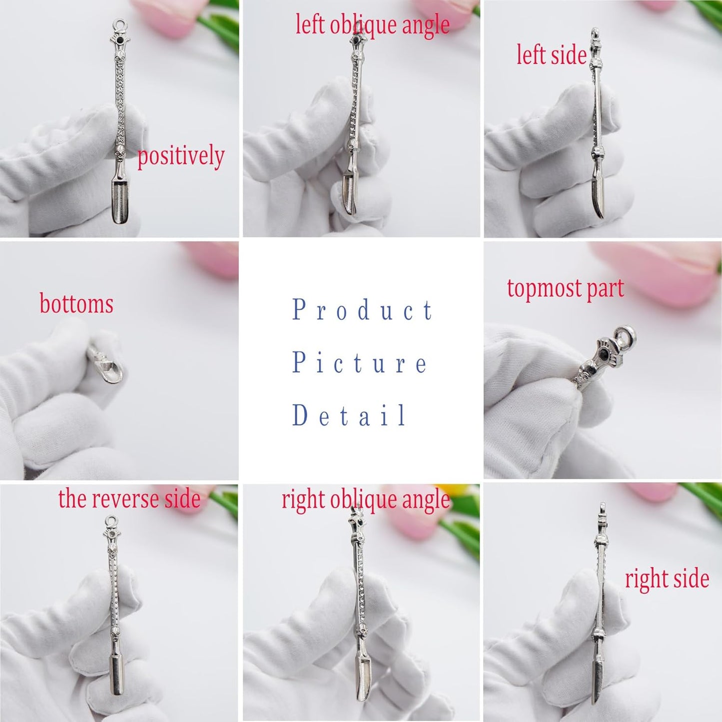 15Pcs Mini Shovel Spoons for Necklace Charms, Keychain Accessories, Measuring Tiny Spoon, Coffee, Sugar and Spices Spoon