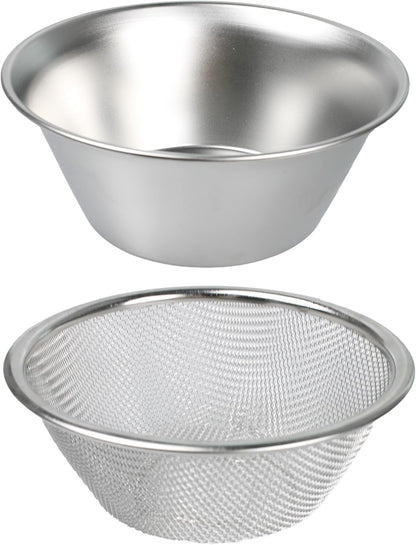 1 Pack Berry Baskets, Mini Strainer Stainless Steel Can Colander, Small Container for Berries/Strawberry/Grape/Cherry