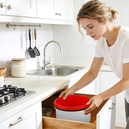 Omoiyari Premium MultiColors 3-Pack Silicone Bowl Liners with Lids for KitchenAid 7-Qt Bowl-Lift (Only), 2mm Extra-Thick Silicone, Odour-Free,Air Valves for Dough Proofing,Dishwasher Safe, BPA Free