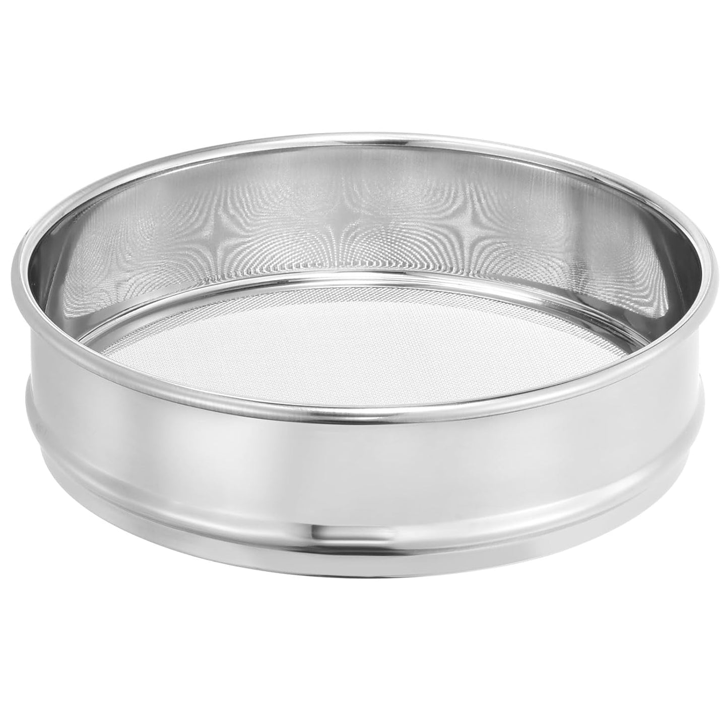 PATIKIL 40 Mesh Lab Sieve, 8" Diameter Test Sieve 304 Stainless Steel Wire Cloth (0.45mm) for Industrial Laboratory - Colors A