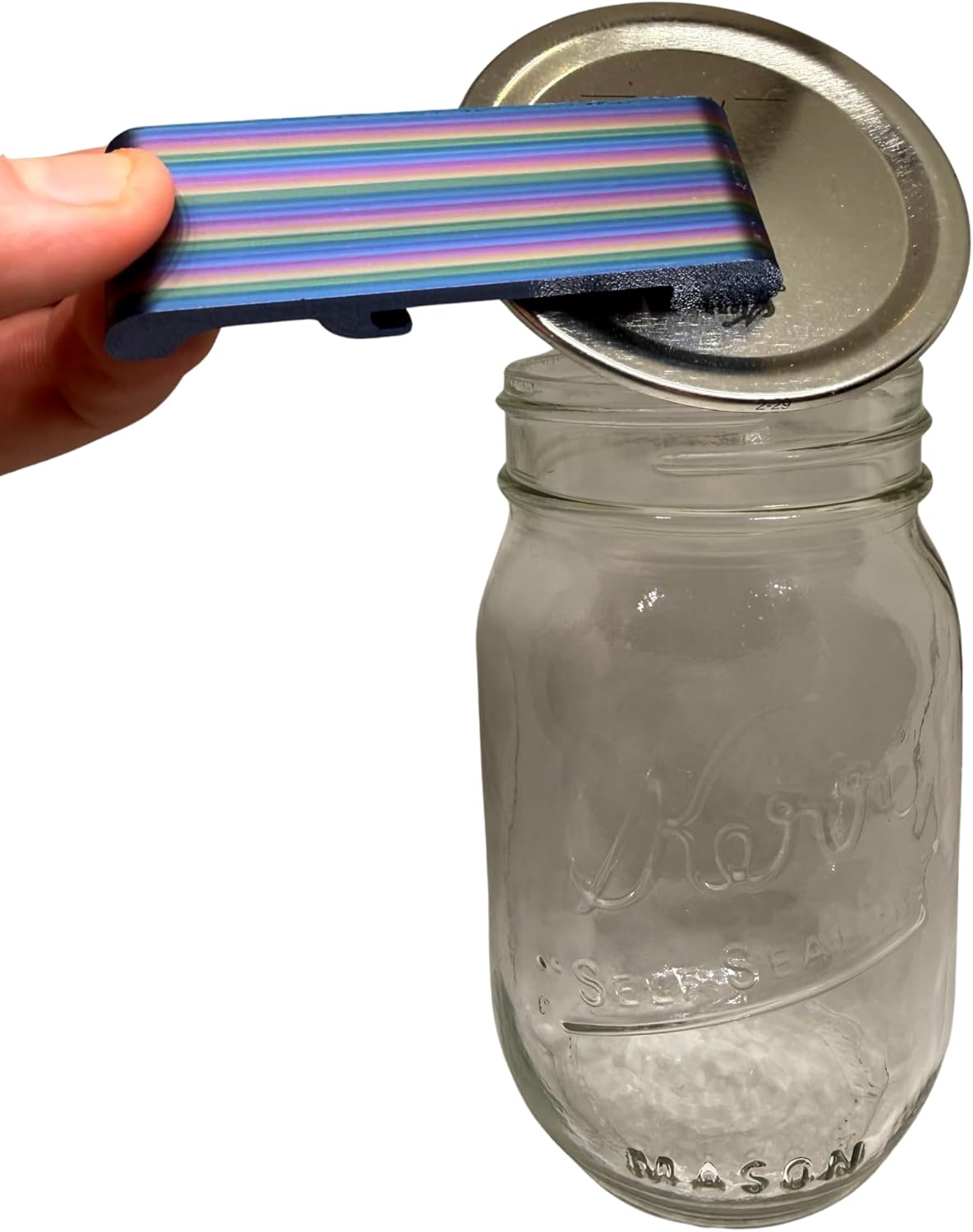 Canning and Mason Jar Opener, Easy Release Vacuum Seal for all lids magnetic (Black)