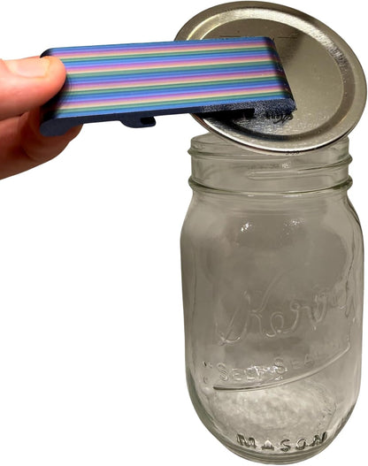Canning and Mason Jar Opener, Easy Release Vacuum Seal for all lids magnetic (Black)