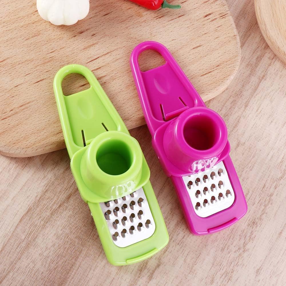 Green Multifunction Ginger Grater Tool Mini Grater Nutmeg Grinder Garlic, Kitchen Manual Fruit Vegetable Nuts Chopper Grinder Garlic Presses Kitchen Utensils and Gadgets, Graters