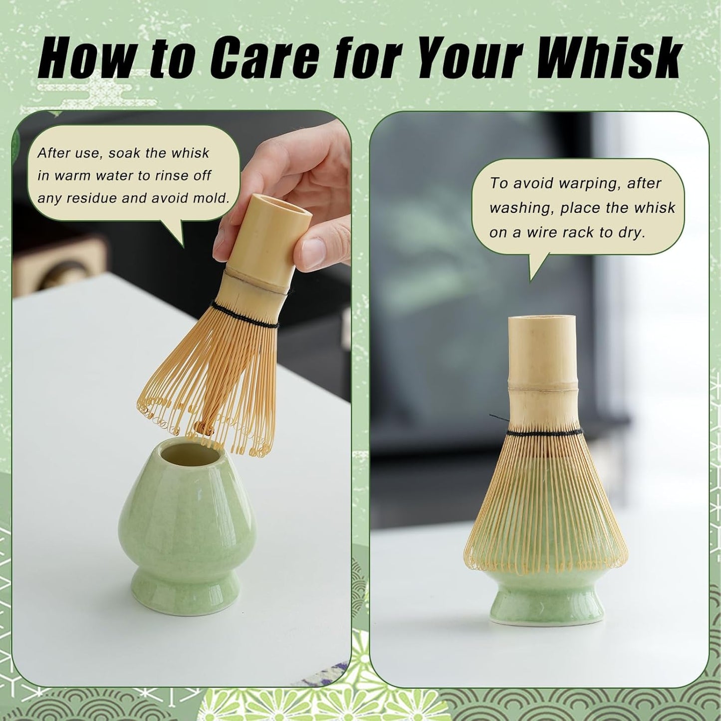 Clay&Fire Matcha Whisk Set, 9 pcs Ceramic Matcha Set, Gifts for Women,Matcha Bowl with Spout and Whisk, Matcha Kit for Matcha Lovers, Gift Mother's Day, Birthday, Anniversary