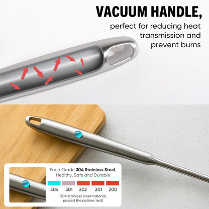 Newness Metal Fish Turner Spatula Stainless Steel for Kitchen Use, Small Griddle Egg Spatula, Flexible, Polished Metal, Corrosion Resistant, Kitchen Slotted Turner with Thin Edge Ideal for Turning,11"