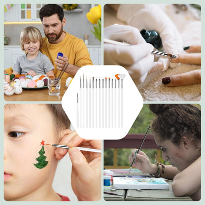 30PCS Food Safe Paint Brushes - Professional Cake Decorating Tools Kit for Cookies, Cupcakes & Fondant Cookie Decorating Supplies