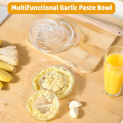 Garlic Plate,2 Pack Garlic Grater Plate, Grating Plate, Ginger, Transparent Color