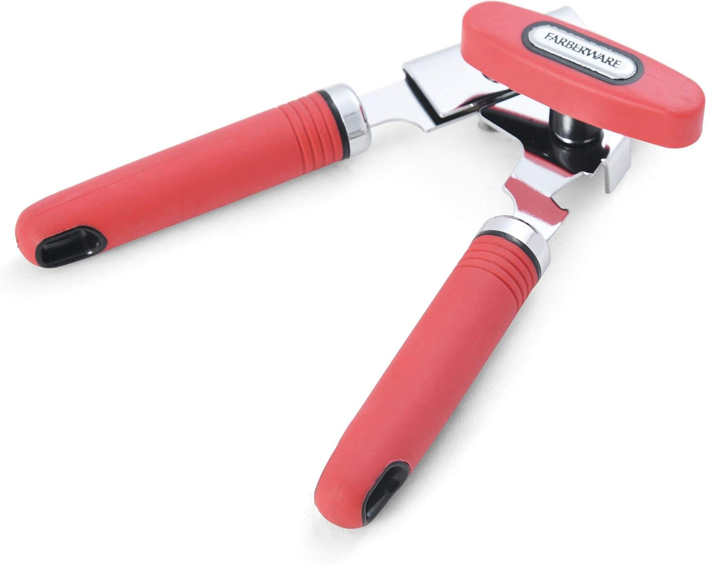 Farberware Soft Grips Can Bottle Opener, One Size, Red/Black