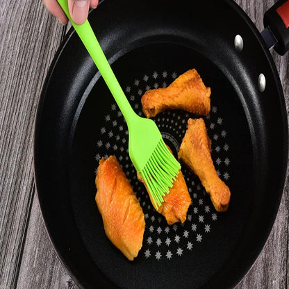Silicone brush, Oil Brush for BBQ Kitchen Cooking Baking and Grilling (2 PCS,pink) - Colors B