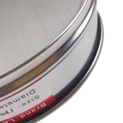 LABALPHA 120 Mesh Lab Sieves, #120 Mesh Test Sieve, 8'' Diameter, 304 Stainless Steel Wire Cloth (0.125mm)
