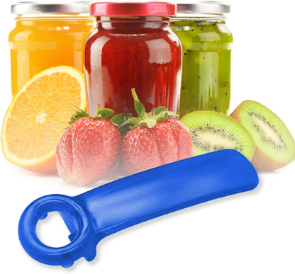 1 Pack Red Jar-key Jar Opener The Original Easy Use by Anyone (Transparent)