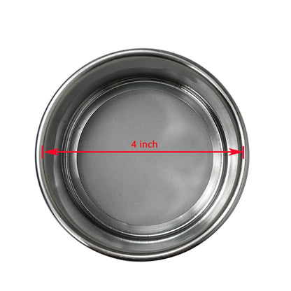 325 Mesh Lab Sieves 4" Diameter 304 Stainless Steel Wire Cloth Test Sieve for Industrial Laboratory Home