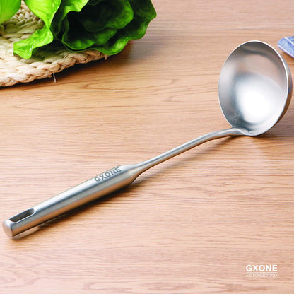 Slotted Spoon,304 Stainless Steel Skimmer Spoon with Heat Resistant Wooden Handle,Silver/15.8Inch