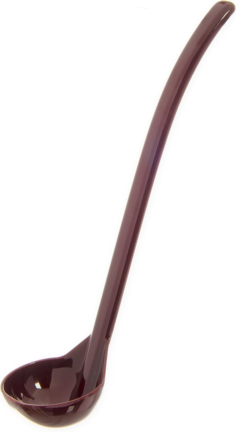 CARLISLE FOODSERVICE PRODUCTS 029503 Carly Plastic Dressing/Serving Ladle, 1 oz./9.5", Black