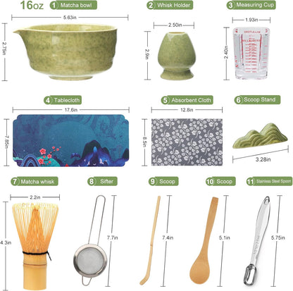 Maredash Matcha Whisk Set,Matcha Whisk,Matcha Set,Bamboo Whisk,Matcha Kit,Chasen Matcha Stirrer,Made from 100% Natural Bamboo,Durable and perfect for making matcha tea