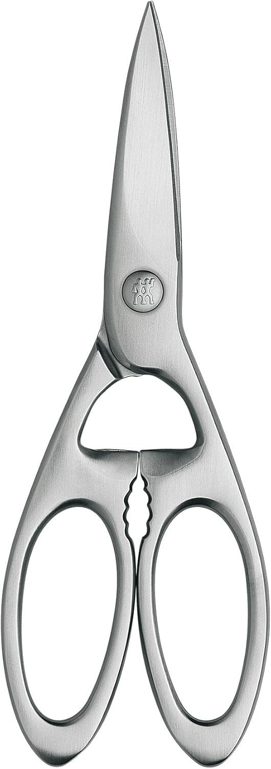 ZWILLING Twin 7.9-inch Kitchen Shears, Heavy Duty Multi-Purpose Scissors with Forged Stainless Steel Blades, Built-In Bottle Opener & Soft Grip – Dishwasher Safe for Meat, Poultry, Herbs & BBQ