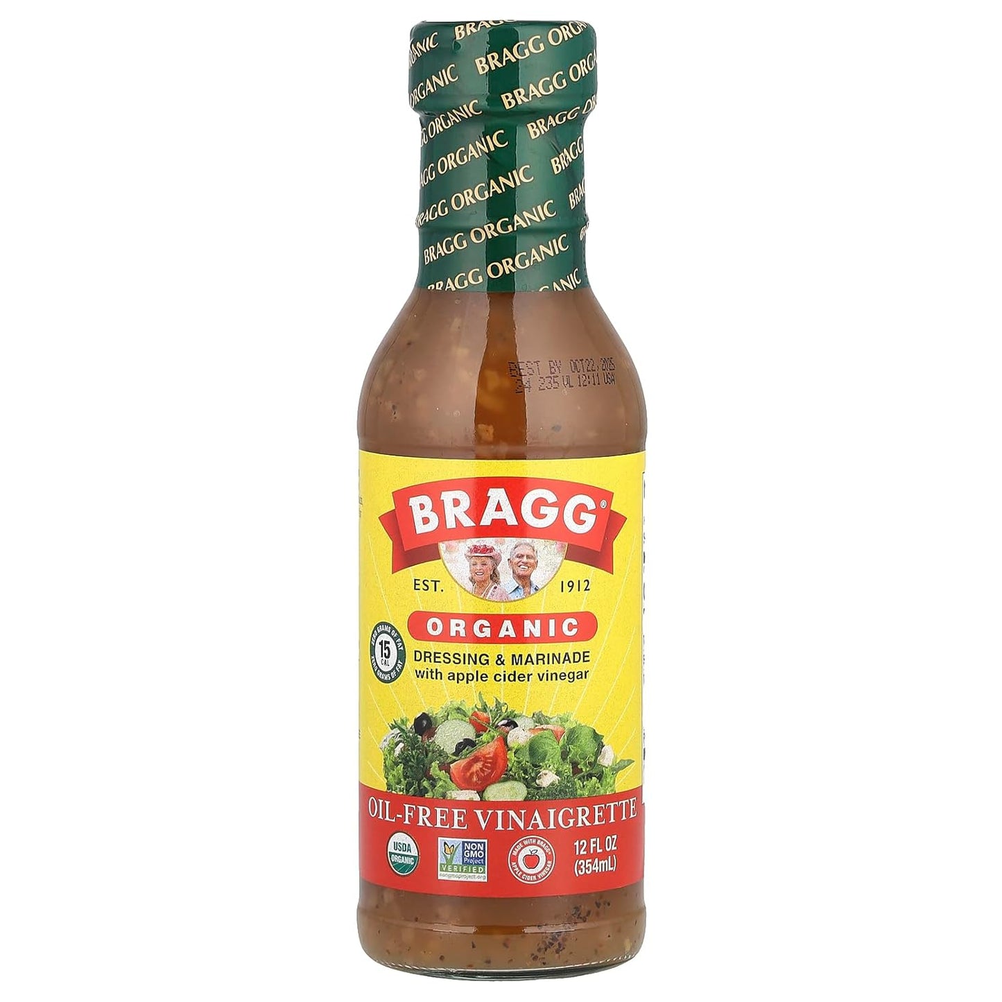 Bragg Organic Ginger and Sesame Salad Dressing and Marinade - 12 fl oz - Gluten-Free Dressing with Bragg Apple Cider Vinegar