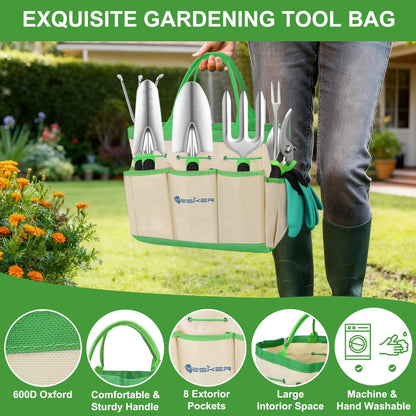 Yesker Pruning Shears Garden Shears 7.8" Professional Garden Scissors Sharp 65 Manganese Steel Blade Heavy Duty Clippers Hand Pruners for Cutting Fresh Flowers Branch Plant Trimming Gardening Tools
