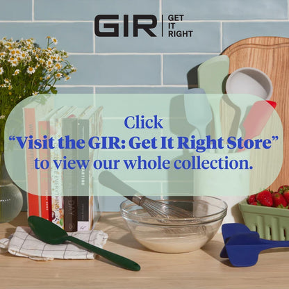 GIR: Get It Right 5-Piece Silicone Ultimate Kitchen Utensils Set - Ladle, Spatula, Flip, Spoon & Spoonula - Non-Toxic Cooking Utensils for Nonstick Cookware, Cooking and Baking - Black