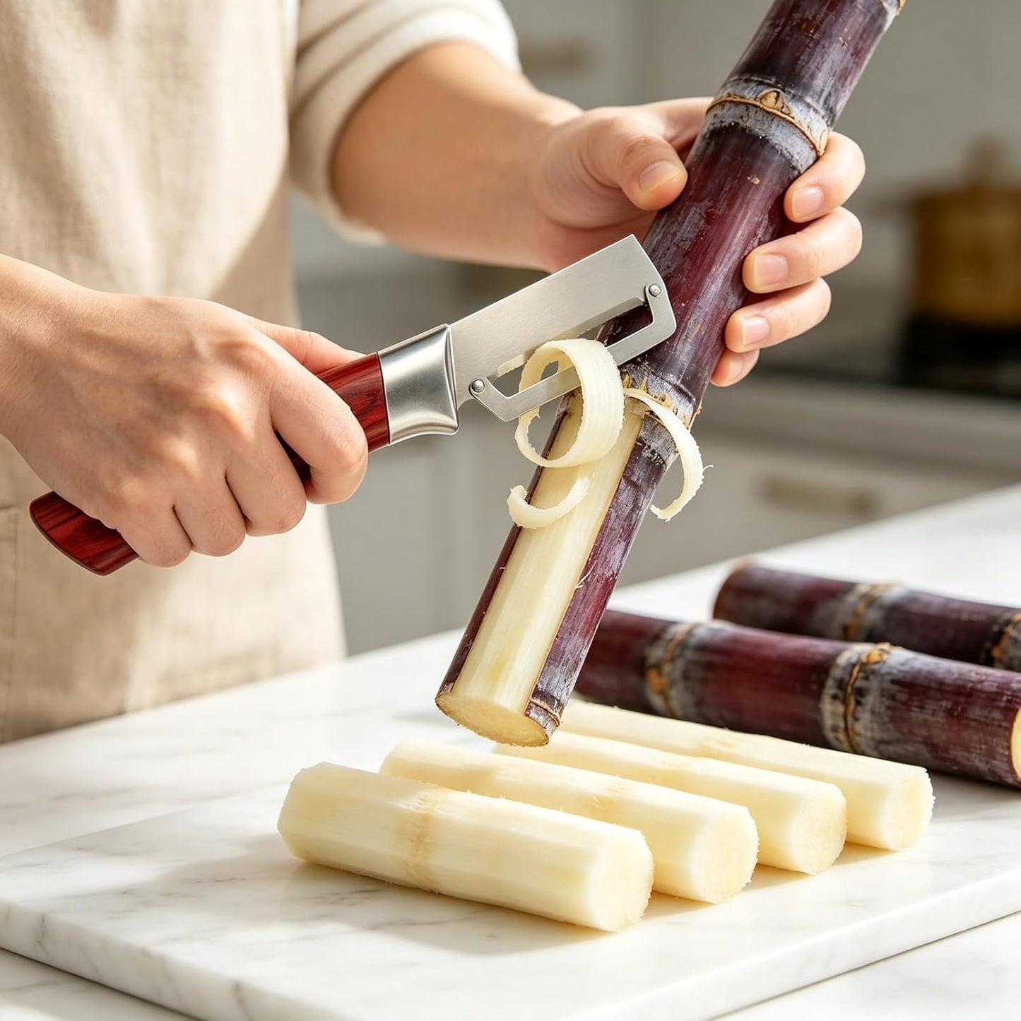 2-piece Multi-Functional vegetable peeler set, 2026 New kitchen peeler with handle, ultra-sharp stainless steel blade, suitable for fruits, apples, potatoes, etc