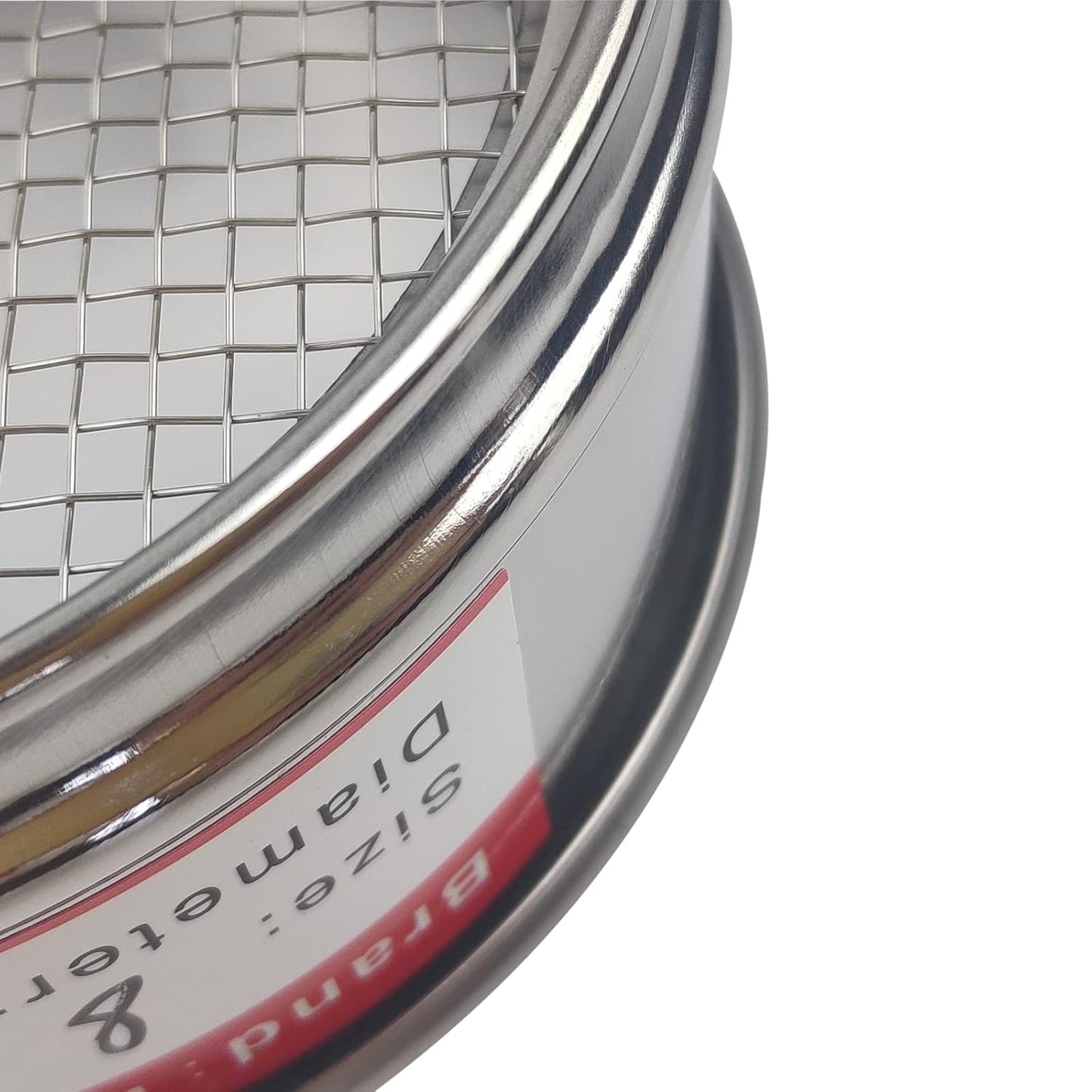 LABALPHA 70 Mesh Lab Sieves, Test Sieve #70 Mesh, 4'' Diameter, 304 Stainless Steel Wire Cloth (0.22mm)