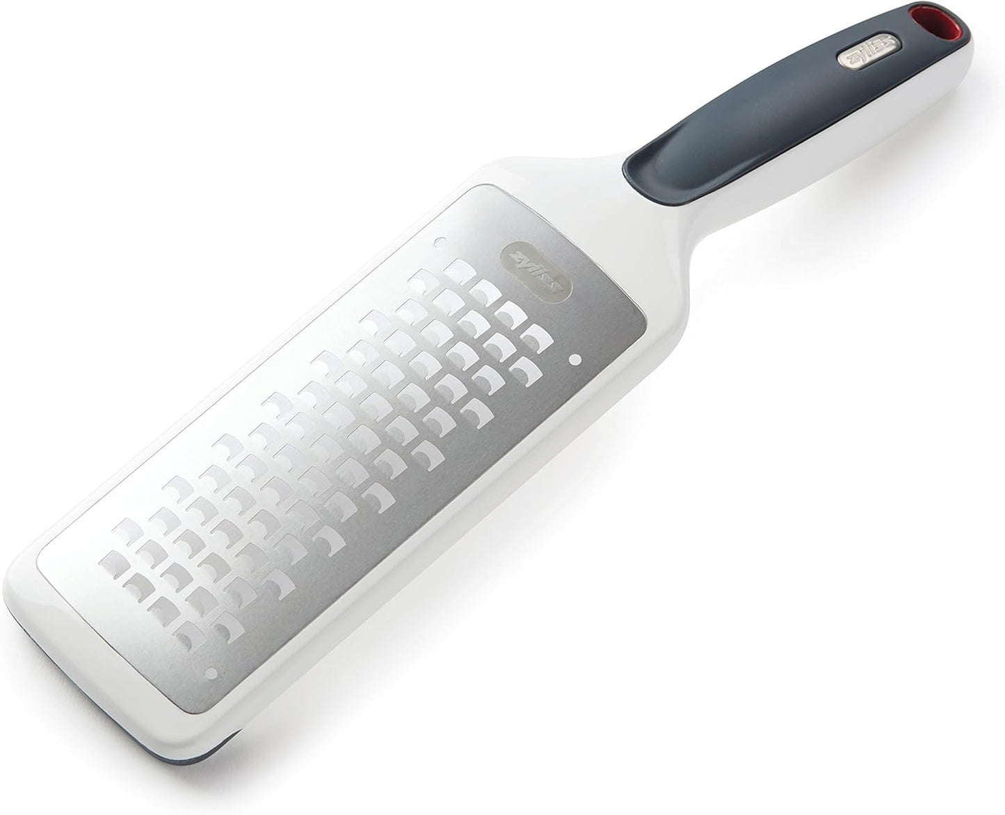 Zyliss All Cheese Acid Etched Rotary Grater with Fine and Coarse Drums, 1-Pack, White