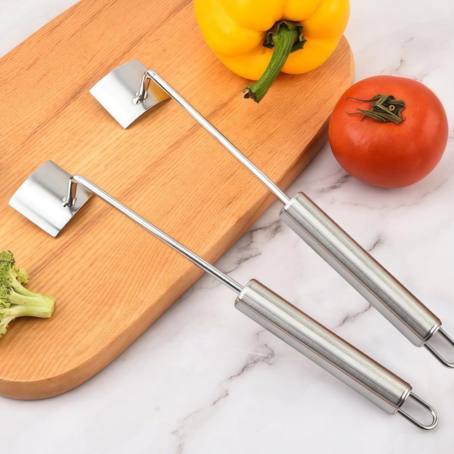 2-Pack Premium Stainless Steel Corn Cob Stripper Tool, Corn Kernel Remover & Peeler for Corn on the Cob, Handy Kitchen Gadget for Fast & Clean Corn Kernel Cutting and Stripping