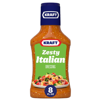 Kraft Zesty Italian Dressing Family Size, 24 fl oz Bottle